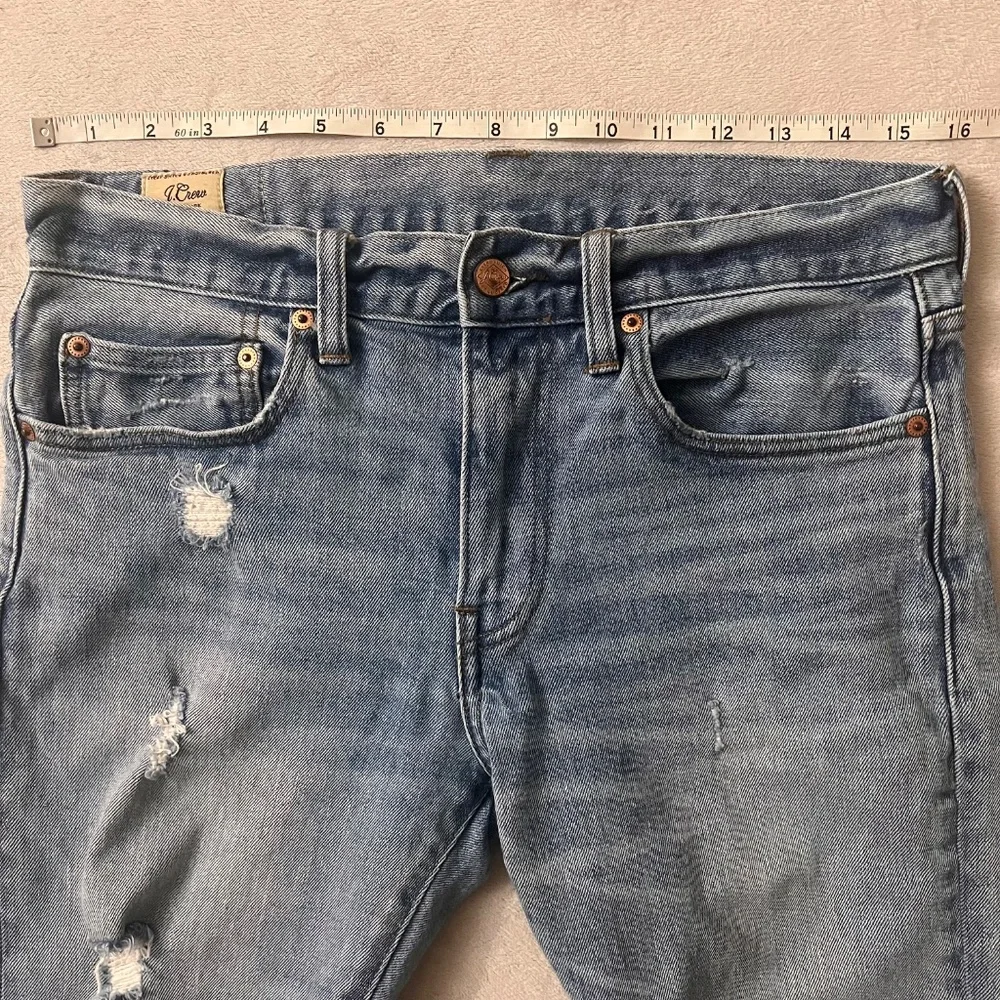 J.Crew Jeans Men's Style 484 Kurabo Premium Japanese Fabric Distressed Size 31